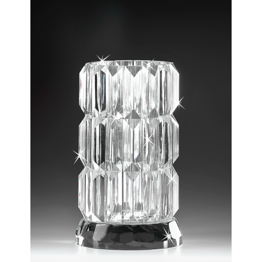 Mirror Crystal Vase 22cm