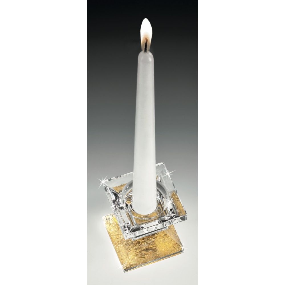 Candelabro con Base Dorada 7cm