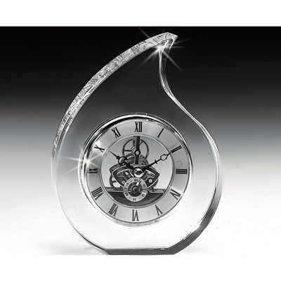 Reloj de Cristal en Forma de Gota