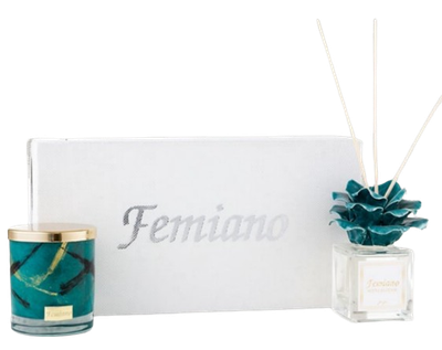 Set de Difusor y Vela Nero Emerald