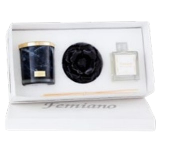 Set de Difusor y Vela Nero Marquina