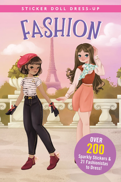 Sticker Doll Dress Up Book Fashion