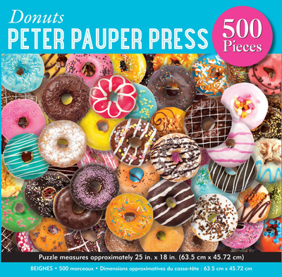 500 Piece Puzzle Donuts