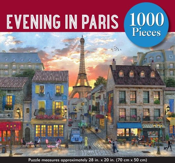 1000 Piece Puzzle Evening in Paris