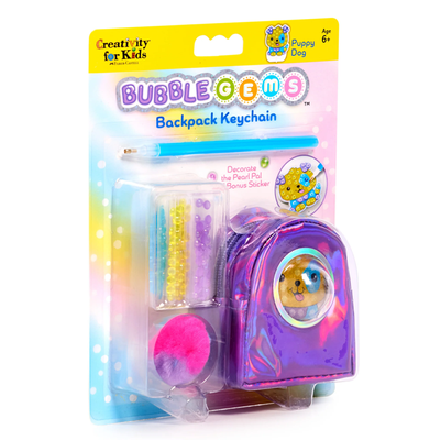 Bubble Gems Keychain Puppy Dog