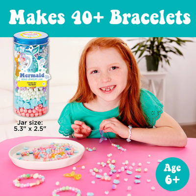 Mermaid Bead Jewelry Jar