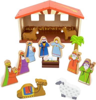 Nacimiento de Madera para Niños