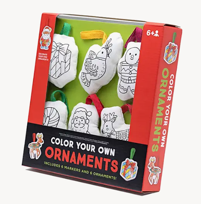 Color Your Own Christmas Ornaments