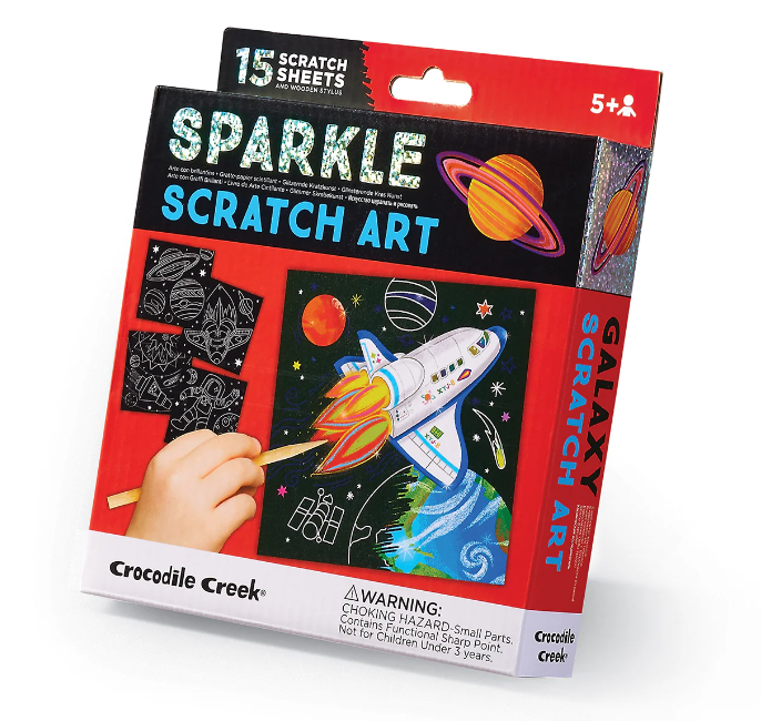 Sparkle Scratch Art Galaxy