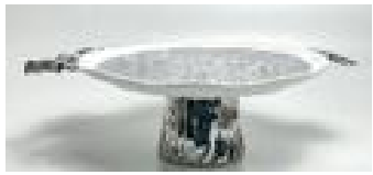 Cake Stand Pomegranate Plateado