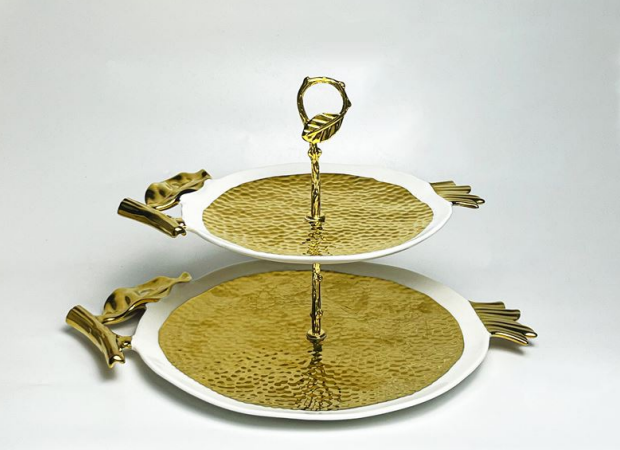 2 Tier Pomegranate Stand