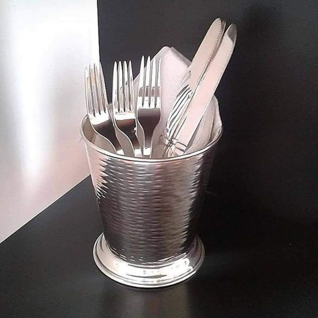 Portacubiertos Baño de Plata