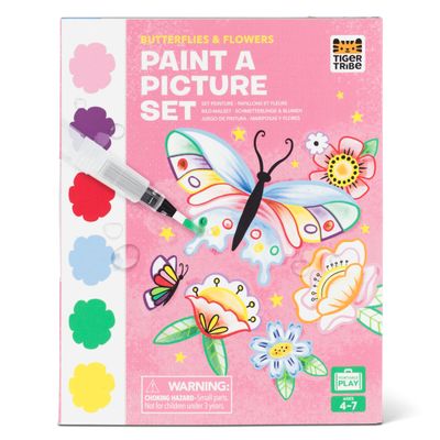 Paint-a-Picture Set - Butterflies &amp; Flowers