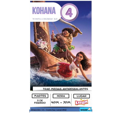 Certificado De Regalo Kohana