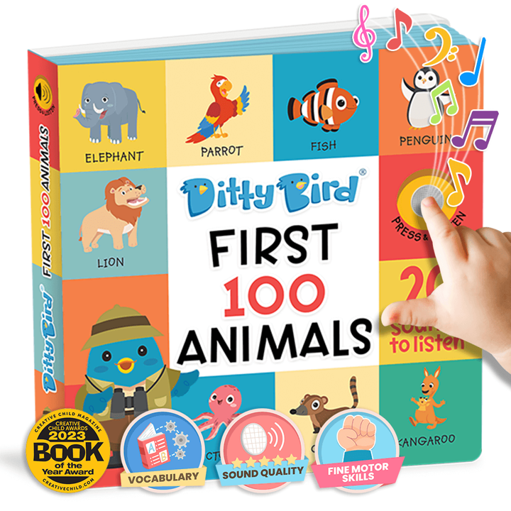First 100 Animals Libro Musical