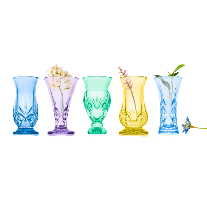 Set de 5 Bud Vases de Colores Dublin