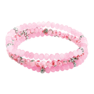 Pulserita de Colores Crystal 3 Stack Bracelet