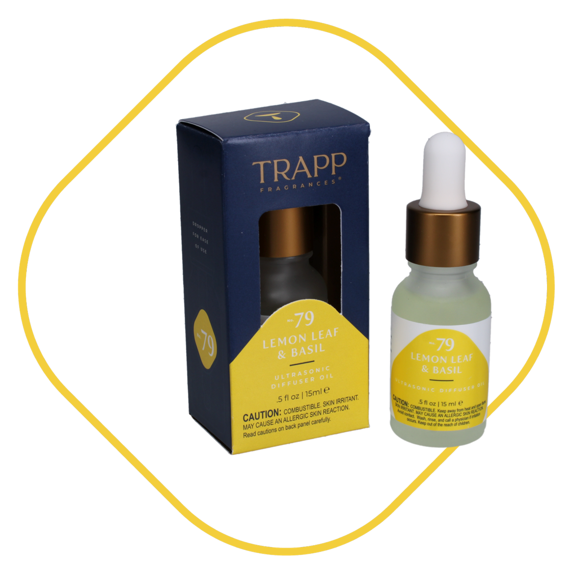 Ultrasonic Diffuser Oil Lemon Leaf &amp; Basil