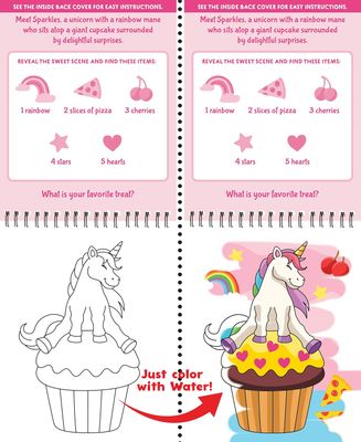 Color with Water Unicorns