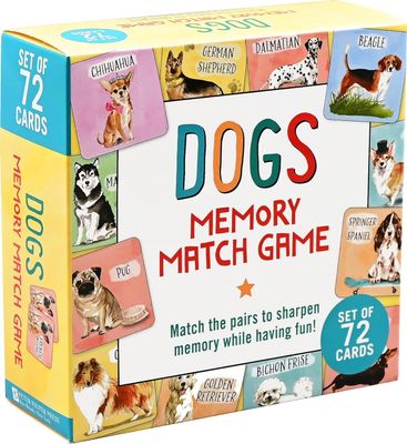 Memory Match Game Dogs