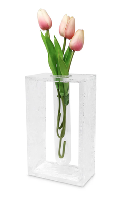 Florero Acrilico con Tubo Grande