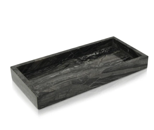 Bandeja de Marmol Rectangular Negra