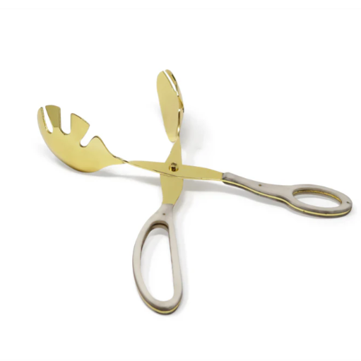 Pinzas de Servir Stainless Steel con Dorado