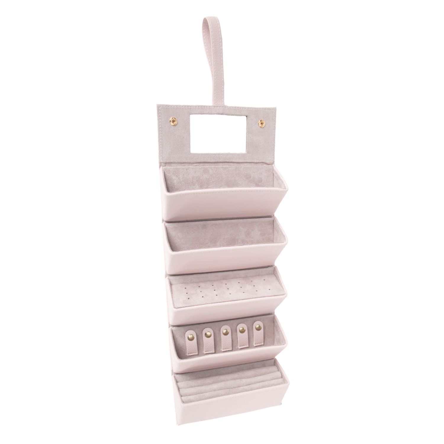Leah 5 Eyewear &amp; Jewelry Case (Pale Pink)