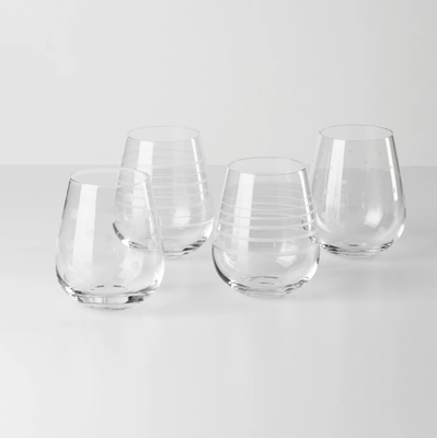 Set de 4 Copas de Vino sin Tallo Mingle MM