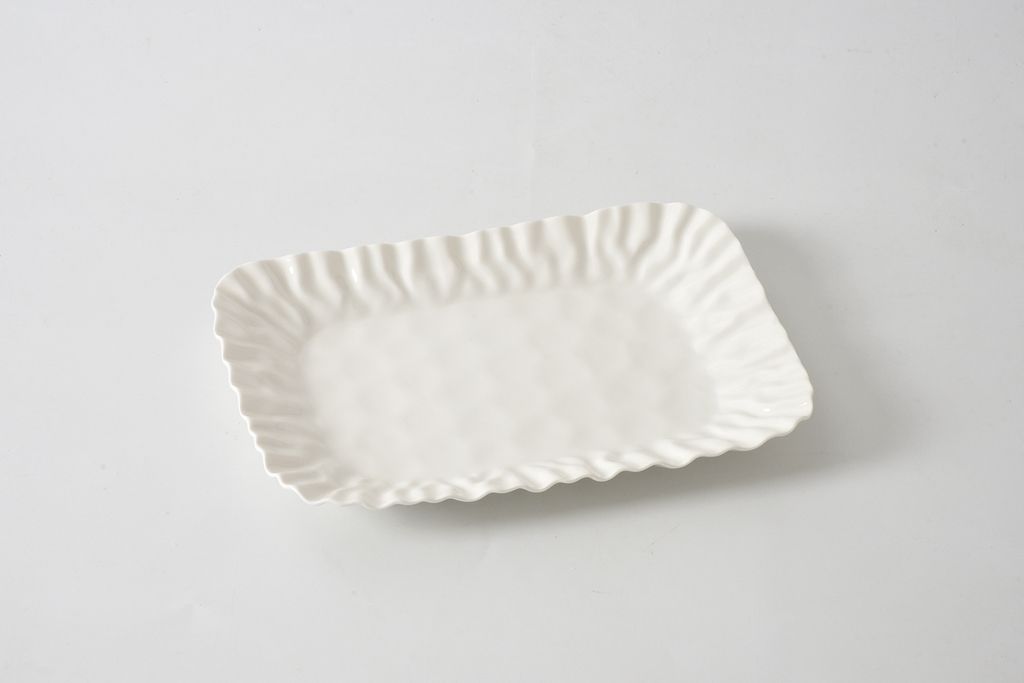 Bandeja Pequeña Profunda Blanca
