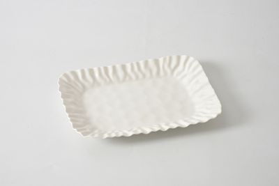 Bandeja Pequeña Profunda Blanca