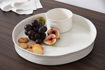 Bandeja Redonda Blanca