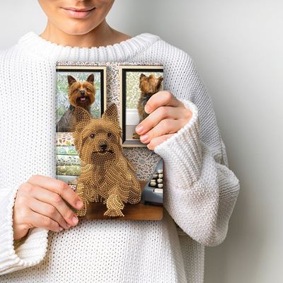 Crystal Art Notebook Cute Dog