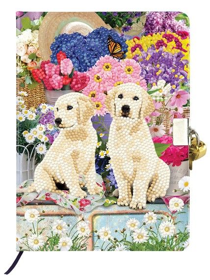 Crystal Art Secret Diary Country Pups
