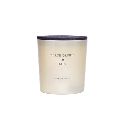 Vela XL Black Orchid &amp; Lily 3 Mechas