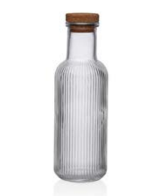 Botella Transparente Rayas 1L