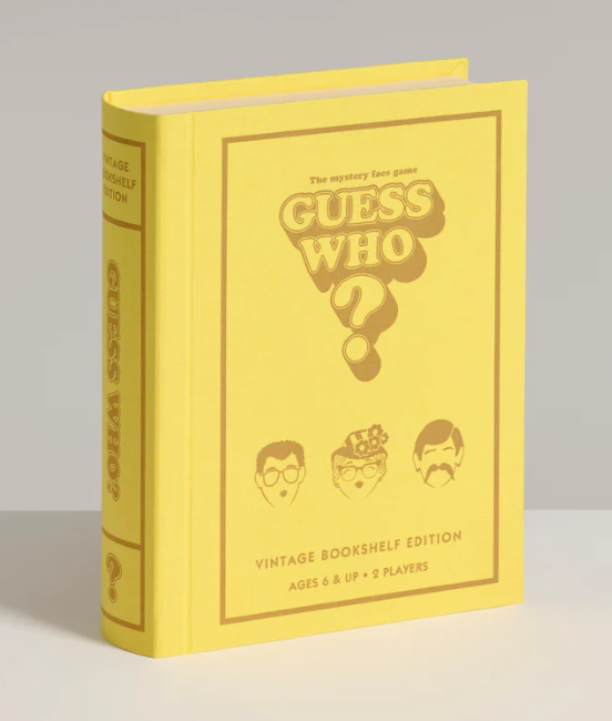 Guess Who? Vintage Bookshelf Edition