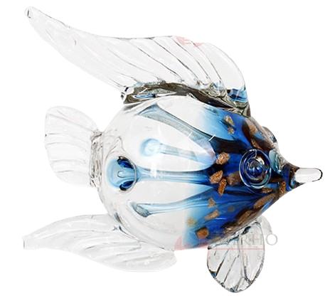 Pez Blue y Transparente 22cm