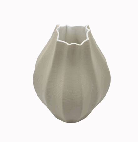 Florero Taupe Claro 30cm