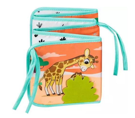 Tummy Time Book Wild Animals