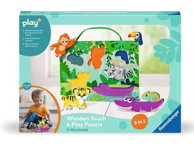 Wooden Touch and Play Puzzle In the Jungle