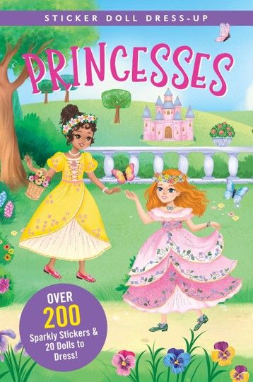 Sticker Doll Dress Up Books Princesses