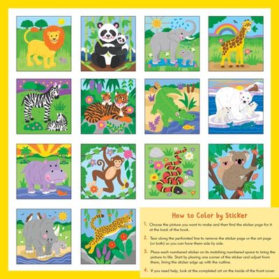 My First Color by Sticker Wild Animals
