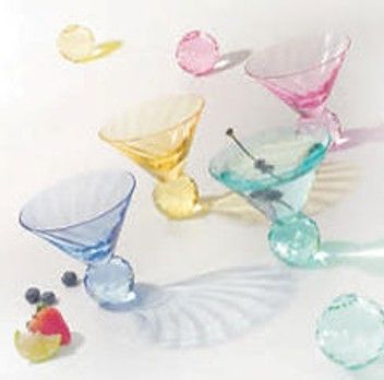 Set de 4 Copas de Martini Aurora