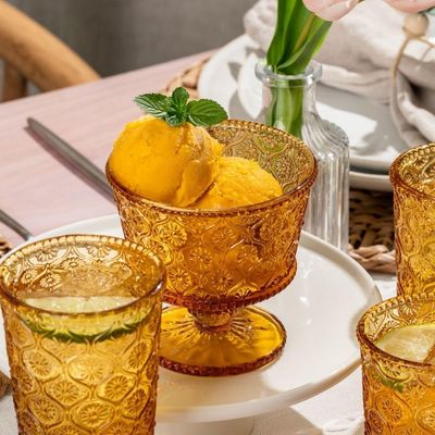 Set de 4 Bowlsitos de Postre Cameo Ambar