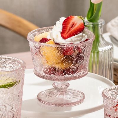 Set de 4 Bowlsitos de Postre Cameo Rosadas