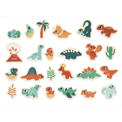 Dinos Magnets 24 Piece Set