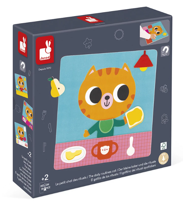 The Daily Routines Cat Magnetic Game