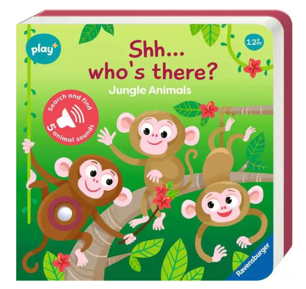 Shh Whos There? Jungle Animals Book