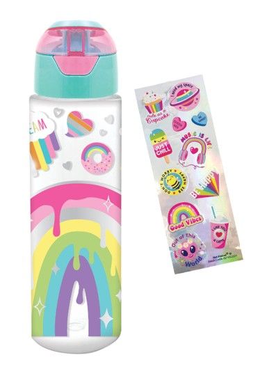 H2O Water Bottle Rainbow